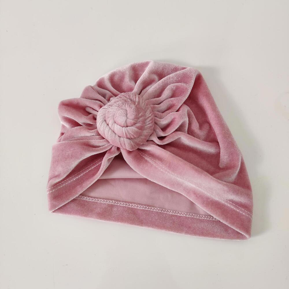 Kid's Velvet Beanie Hat
